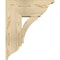 Ekena Millwork Thorton Traditional Rough Sawn Bracket w/ Offset Brace, Douglas Fir, 8"W x 18"D x 22"H BKT0806X18X22THR01RDF - alternate 4